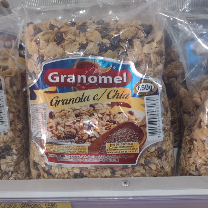 photo of granomel Granola C/ Chia shared by @gcampr on  13 Jun 2022 - review