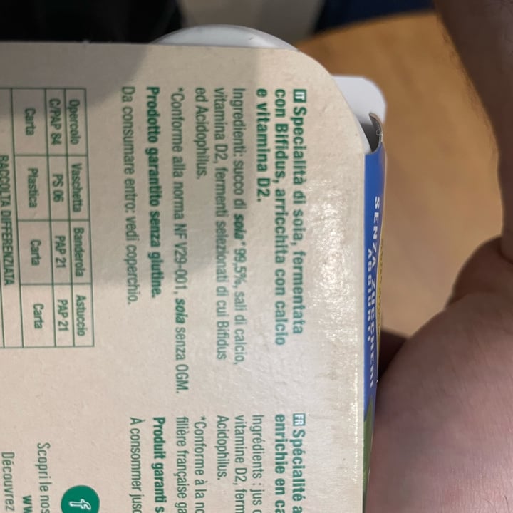 review photo of Sojasun Bifidus Bianco Senza Zuccheri Aggiunti 100g x 4 shared by @tapir on 06 Apr 2022 - review
