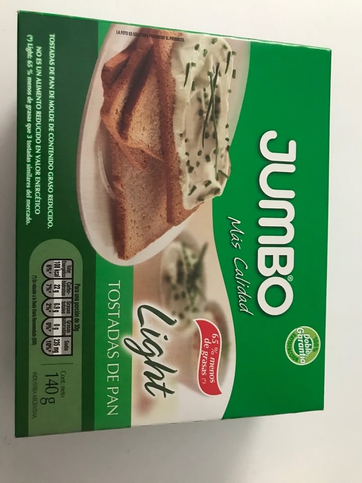 review photo of Jumbo Tostadas Light shared by @vickycampano on 01 Mar 2020 - review