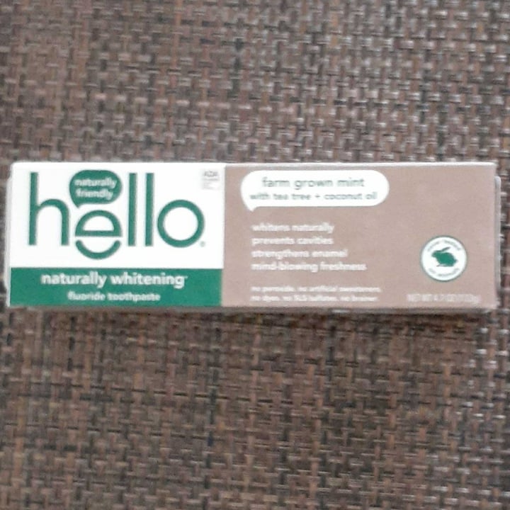 photo of Hello Farm Grown Mint Toothpaste shared by @heartartichokehearts on  02 Jul 2022 - review