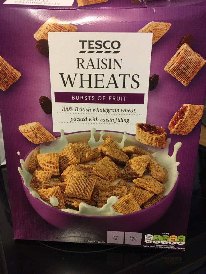 photo of Tesco Raisin Wheats shared by @kymwhittet on  17 Mar 2019 - review