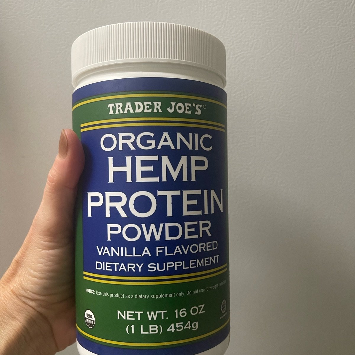 Trader Joe's Organic Hemp Protein Powder Vanilla Reviews abillion