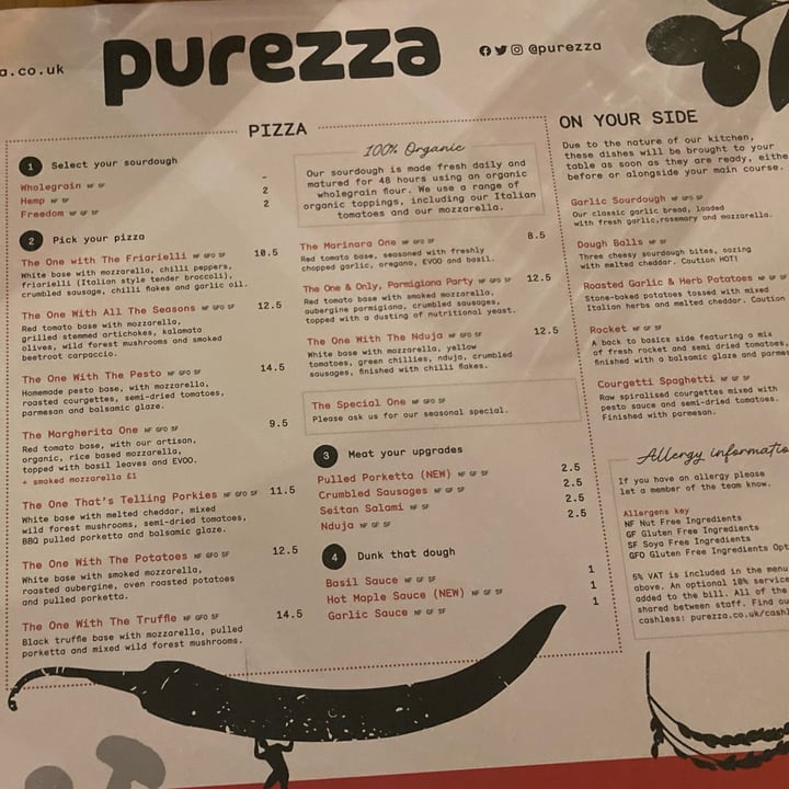 photo of Purezza - Vegan Pizza Camden Dough Balls shared by @asiayportia on  02 Oct 2021 - review