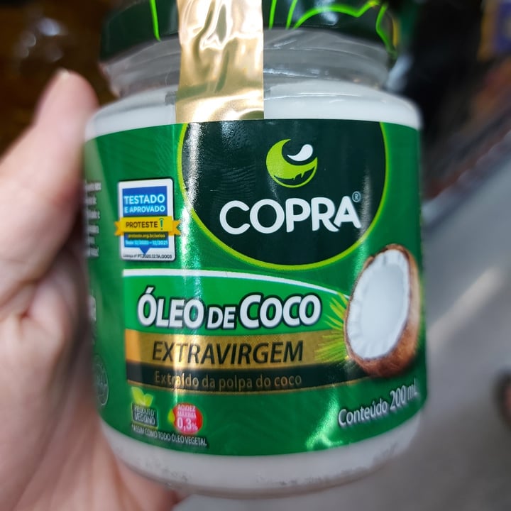 photo of Copra Óleo de coco extravirgem shared by @thalytabastos on  10 May 2022 - review