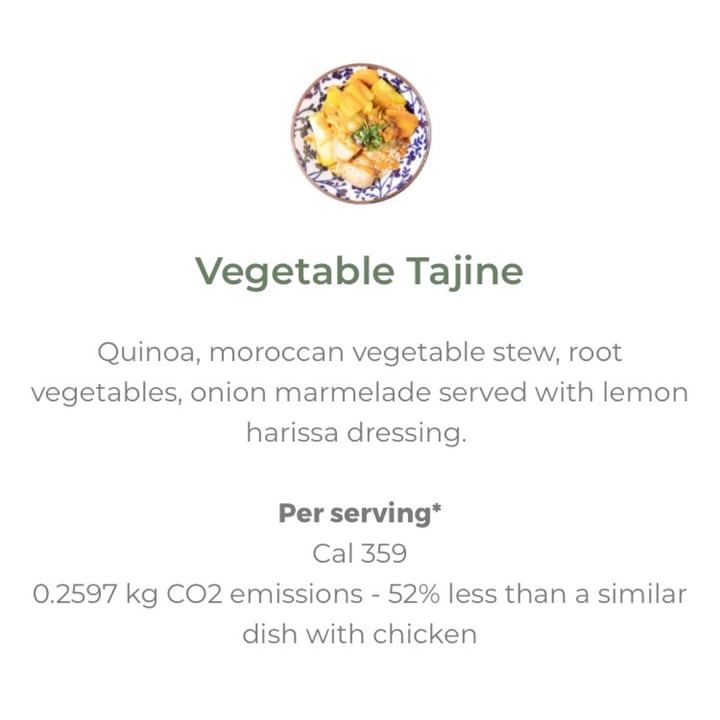 photo of Le Botaniste Vegetable tajine shared by @carlottaferrero on  01 Sep 2021 - review