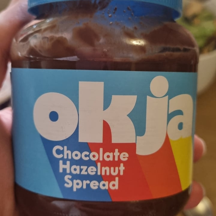 photo of okja Chocolate Hazelnut Spread shared by @vegankitchensa on  23 Nov 2022 - review