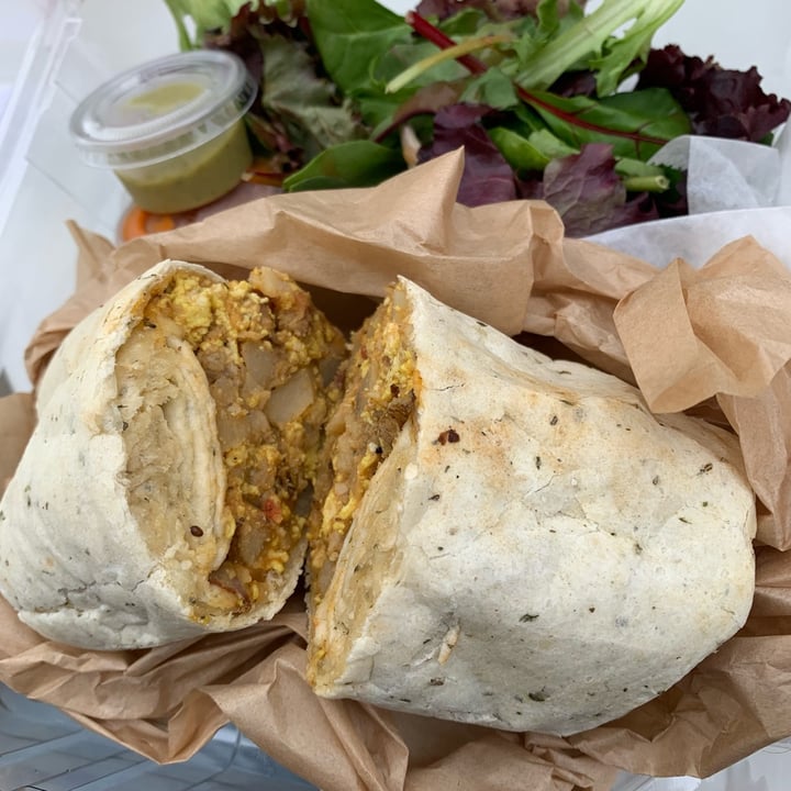 photo of The Dirty Penguin Coffee Co. Vegan Breakfast Burrito shared by @celinaserenity on  03 Feb 2022 - review