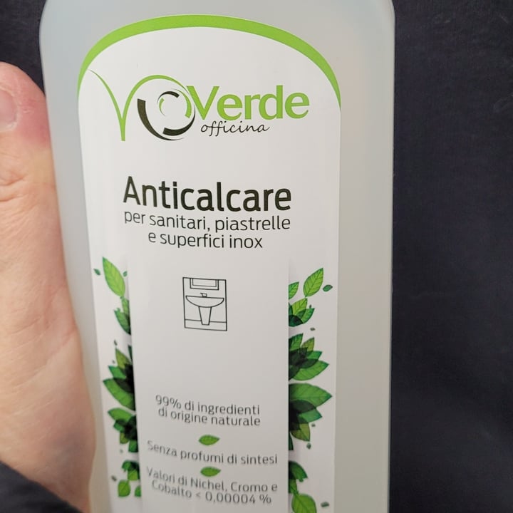 photo of Verde officina Anticalcare shared by @zizzivegan on  06 Dec 2021 - review