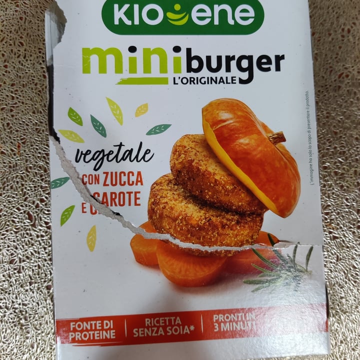 photo of Kioene Mini Burger Zucca E Carote shared by @cocoklaire on  29 Apr 2022 - review