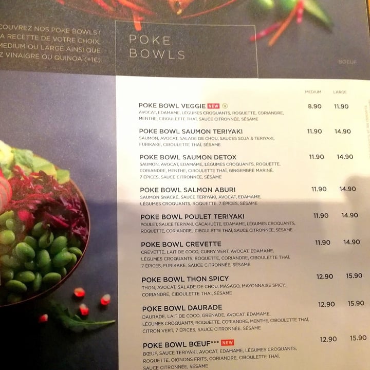 review photo of Sushi Shop Poke Bowl Veggie shared by @elisabethlaemmer on 09 Oct 2020 - review