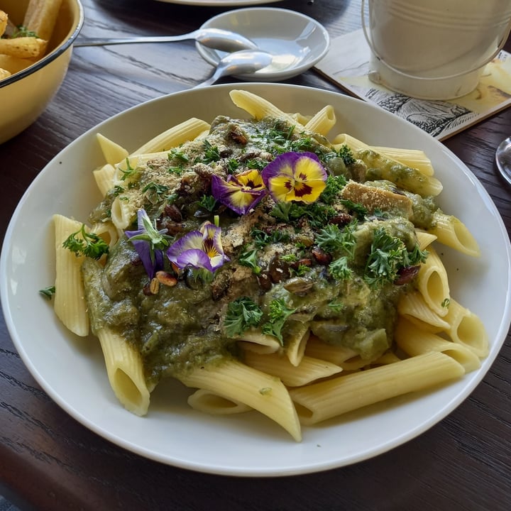 photo of Asher's Corner Cafe @ Ashers Farm Sanctuary The Creamy Italian Pasta shared by @gregorygreen on  02 Nov 2021 - review