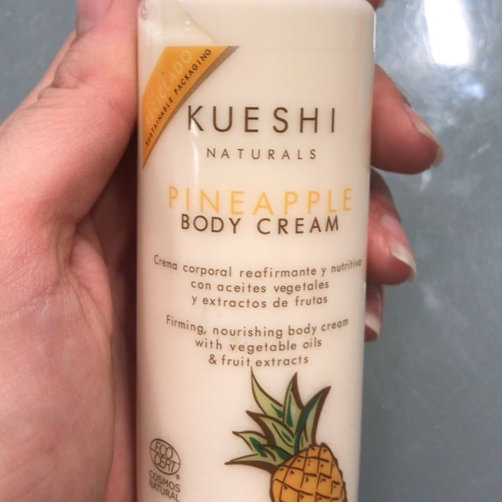 photo of Kueshi Pineapple Body Cream shared by @vallierblondie on  11 Jul 2022 - review