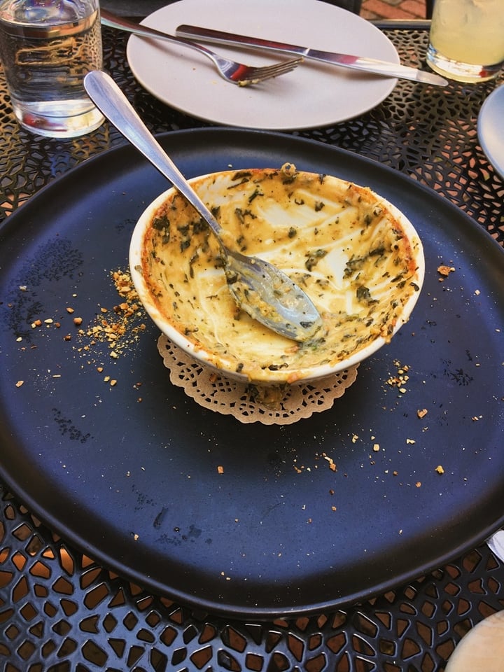 review photo of Leaf Spinach Artichoke Dip shared by @kenziisntcool on 25 Dec 2019 - review