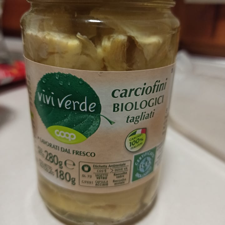 photo of Vivi Verde Coop Carciofini biologici tagliati shared by @smarty12 on  21 Apr 2022 - review