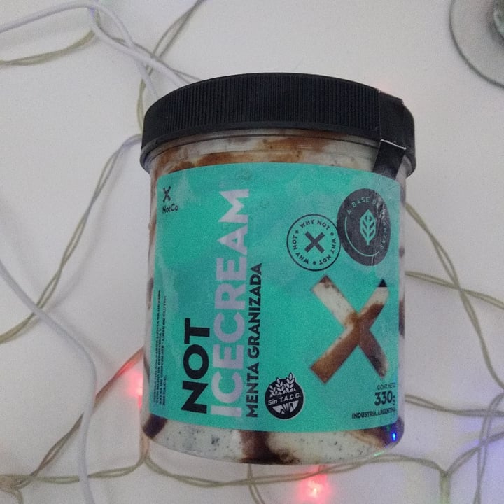 photo of NotCo Not Icecream Menta Granizada shared by @silviov on  10 Sep 2022 - review