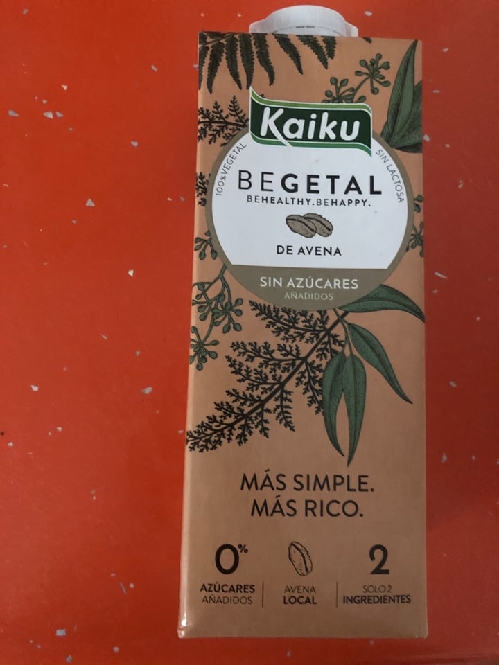 photo of Kaiku Leche de avena shared by @veronm on  15 Apr 2020 - review