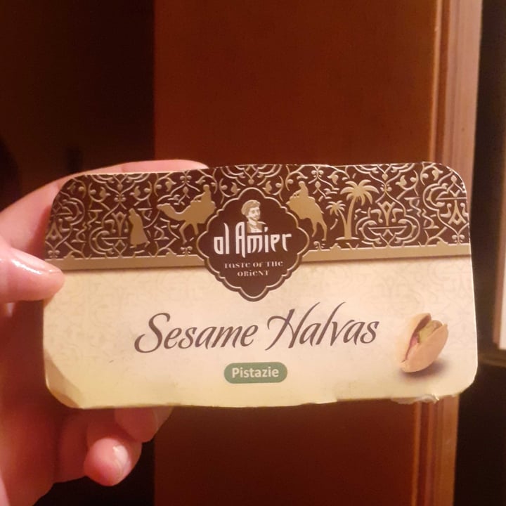 photo of al Amier Sesame Halvas pistazie shared by @lamanu on  22 Mar 2022 - review