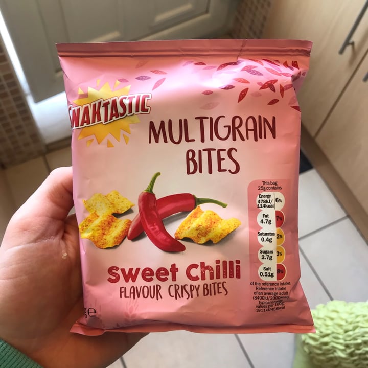 review photo of Snaktastic Multigrain chilli bites shared by @morganthomas on 27 Apr 2021 - review