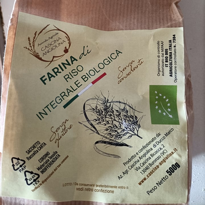 photo of azienda agricola cascina angiolina farina di riso integrale bio shared by @millipaper on  27 Jun 2022 - review