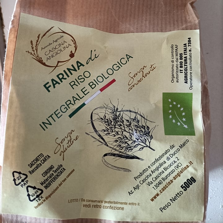 review photo of azienda agricola cascina angiolina farina di riso integrale bio shared by @millipaper on 27 Jun 2022 - review