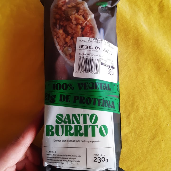 photo of Santo burrito Santo Burrito shared by @errederisa on  01 Sep 2022 - review