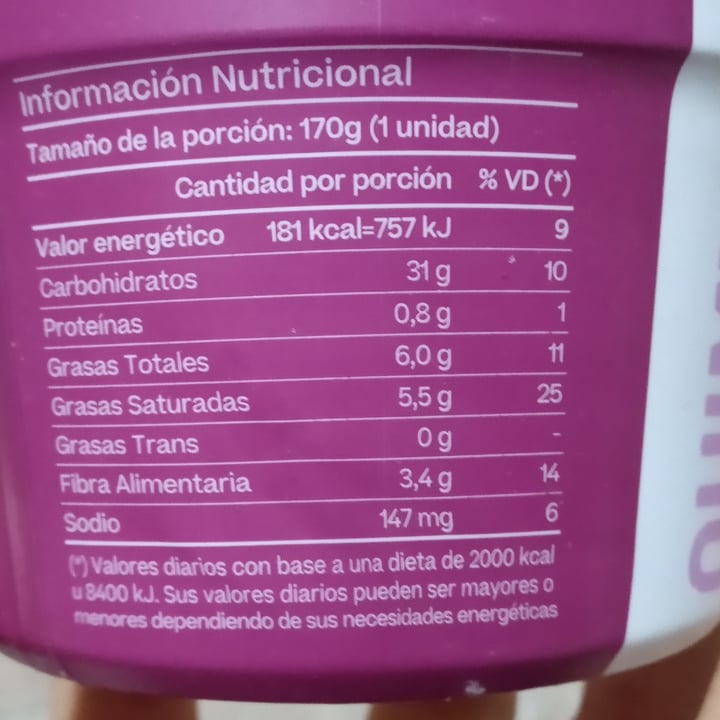 photo of Quimya Yogurt sabor Arándanos shared by @sashii on  13 Mar 2021 - review