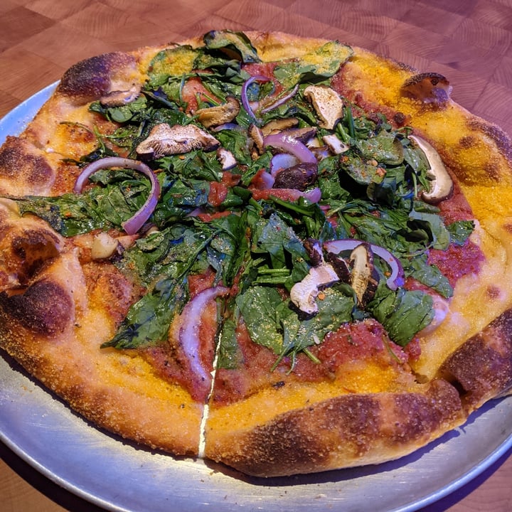 review photo of Blue Label Pizza & Wine Veganized Umami Bomb Pizza shared by @tancoul on 02 Apr 2021 - review