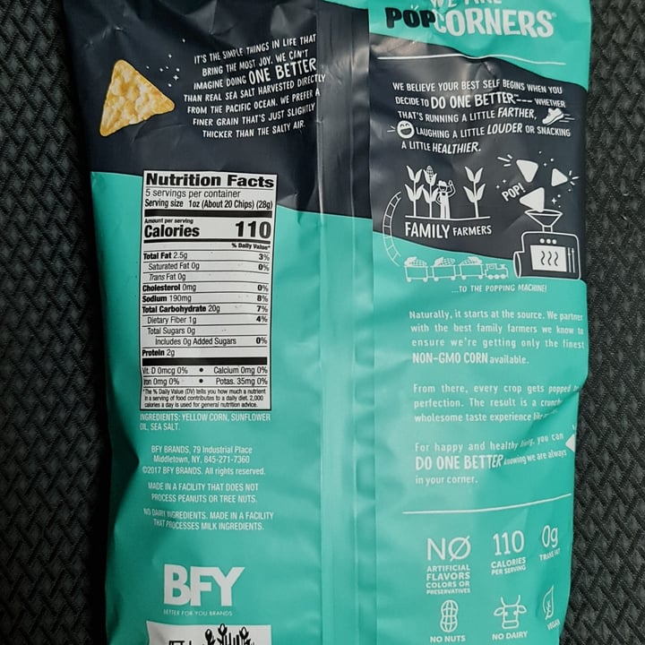 photo of PopCorners Sea Salt pop corn shared by @fitsarah on  30 Mar 2021 - review