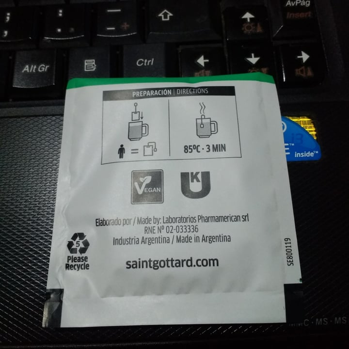 review photo of Saint gottard Te De Matcha, Limon Y Menta shared by @danielamcabrera on 29 Oct 2020 - review