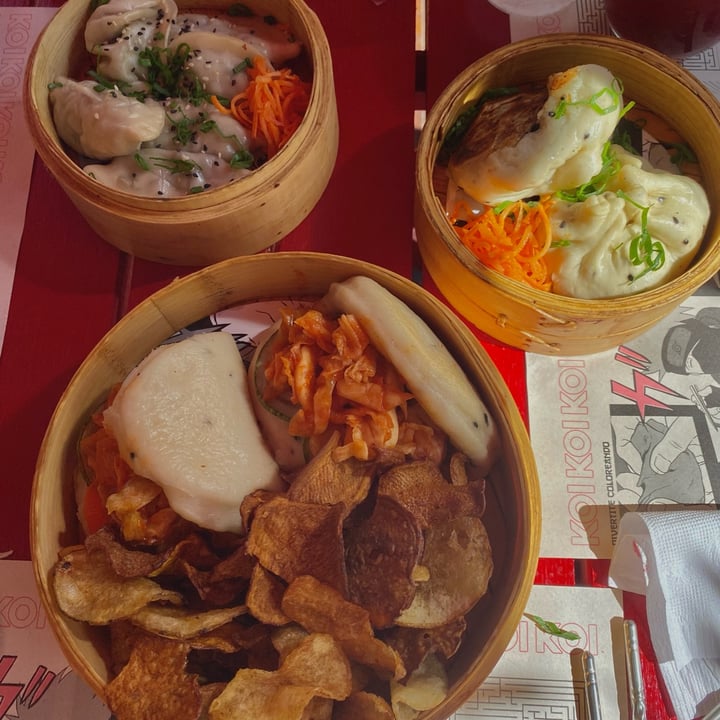 review photo of Koi dumplings Combo recorrido Koi vegano shared by @julilanga on 02 Jun 2022 - review