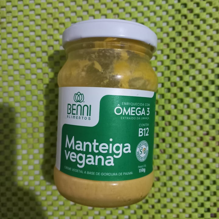 photo of Benni alimentos Manteiga vegana BENNI shared by @elisabetenogueira on  11 Feb 2022 - review