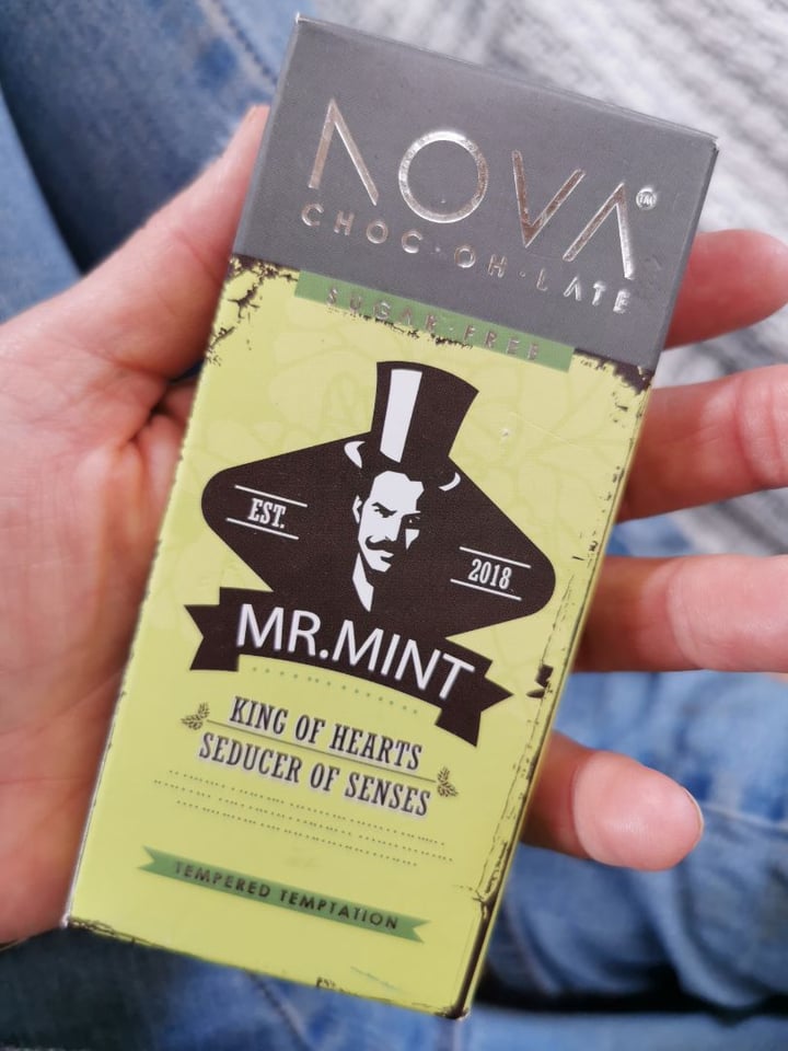 photo of NOVA Dark Chocolate with Mint shared by @cris on  05 Nov 2019 - review