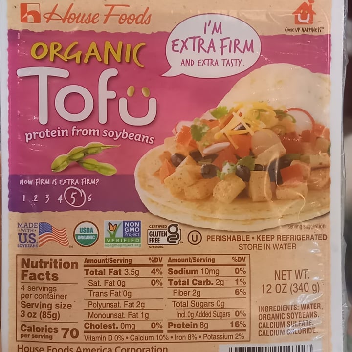 photo of House Foods Extra Firm Premium Tofu shared by @cristina1illiu on  15 Apr 2022 - review