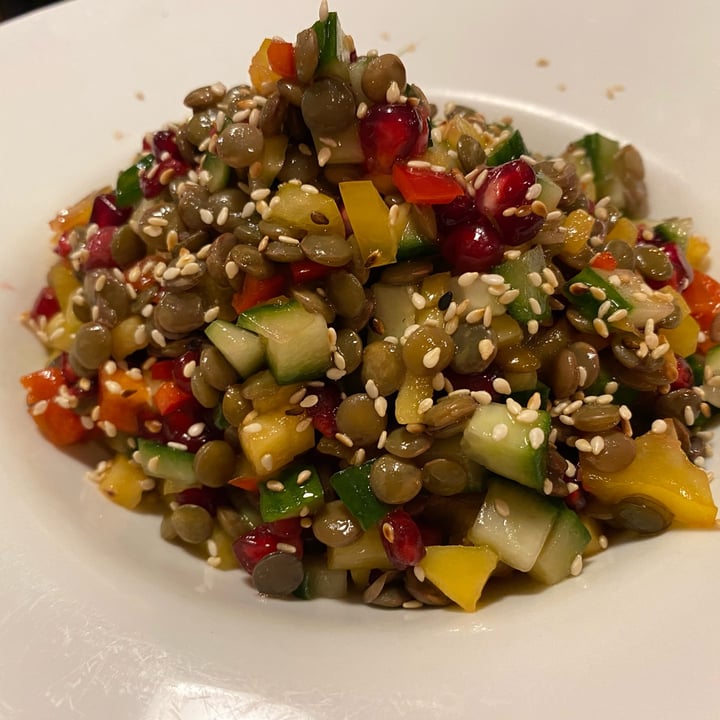 photo of Aubergine Restaurant Lentil Salad shared by @elle10 on  12 Dec 2022 - review