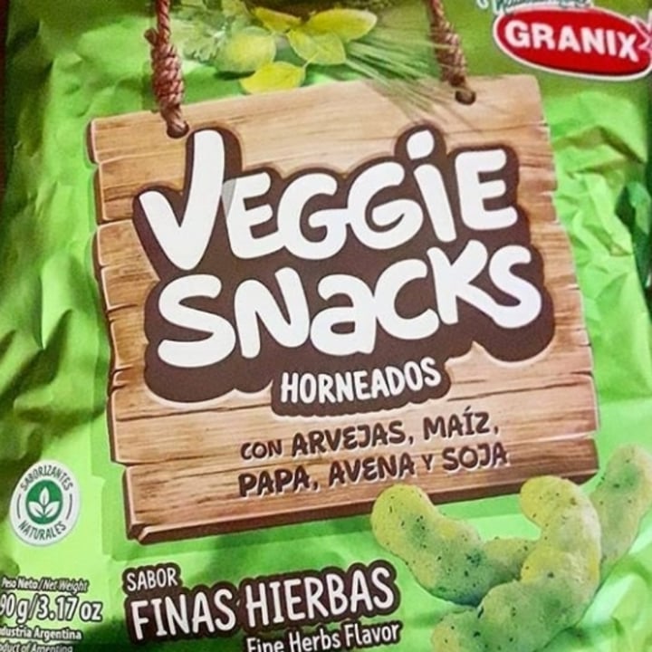 photo of Granix Veggie Snacks Horneados Finas Hierbas shared by @melinamelinacc on  25 Jul 2020 - review