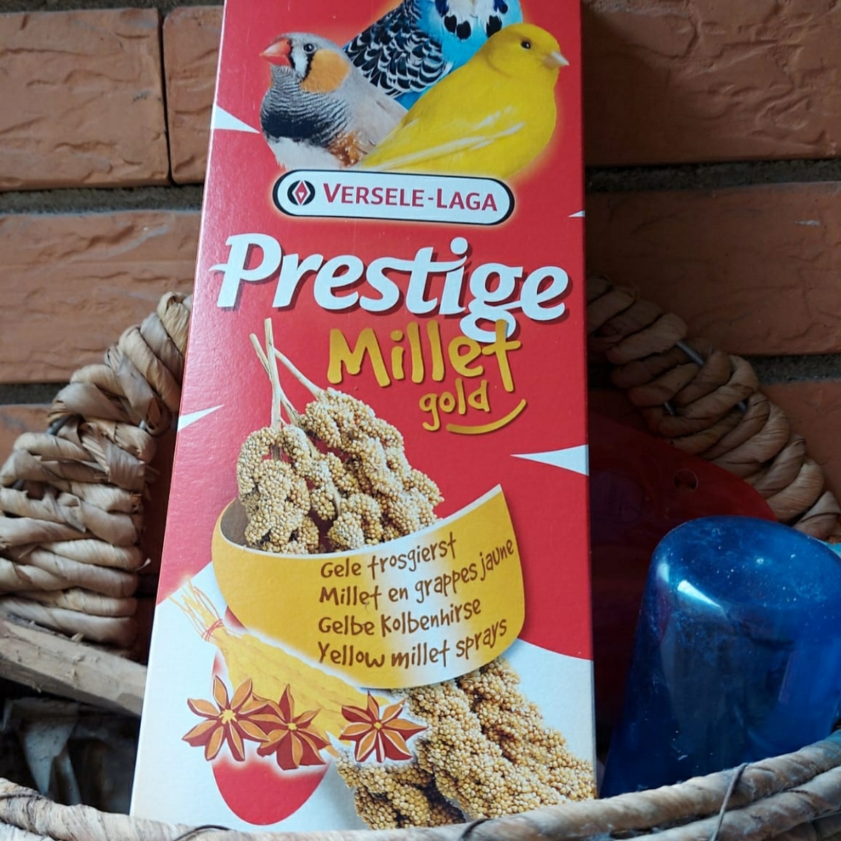Prestige Vogelfutter - Gelbe Hirse In Rispenform (Milletsprays), Für Ziervögel