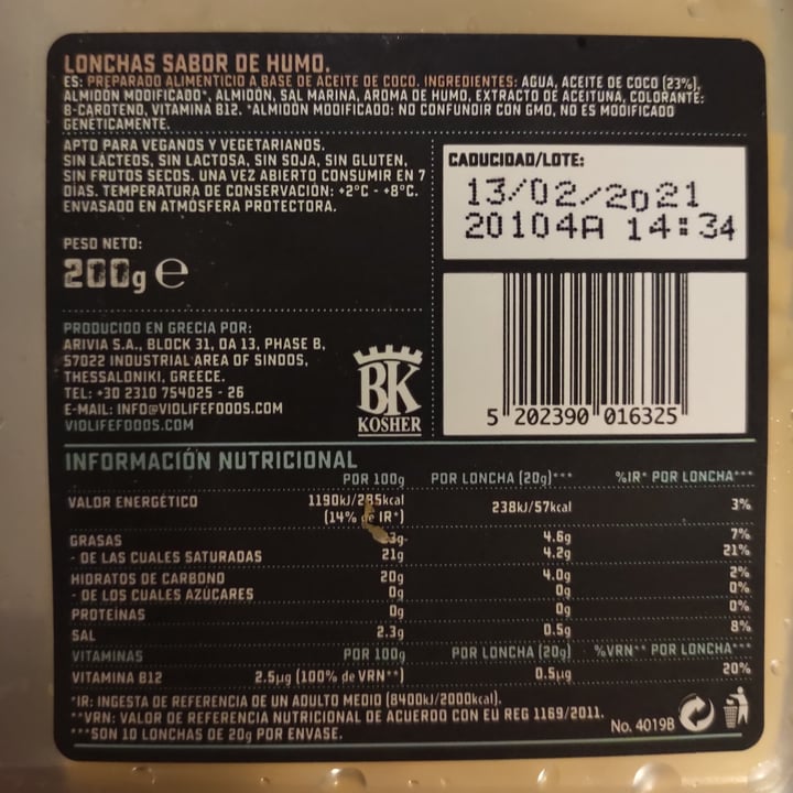 review photo of Violife Fetas sabor Ahumado shared by @jessyjess84 on 01 Oct 2020 - review