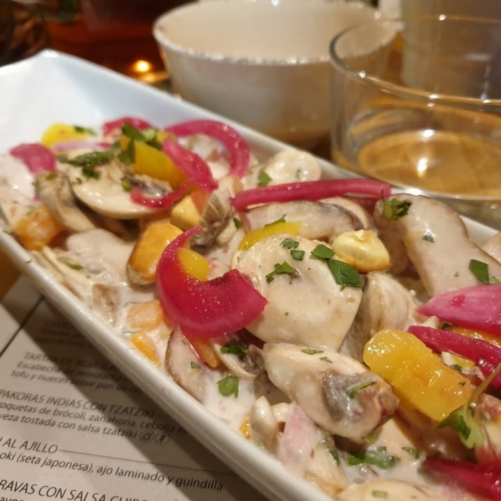 photo of MESTIZA - plant based restaurant Mushroom Ceviche shared by @rolandobolson on  21 Jun 2022 - review