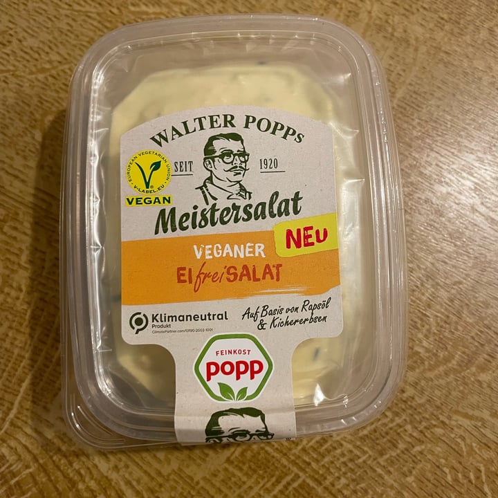 photo of Walter Popps Meistersalat veganer Ei-frei-Salat shared by @julyn on  25 Jan 2022 - review