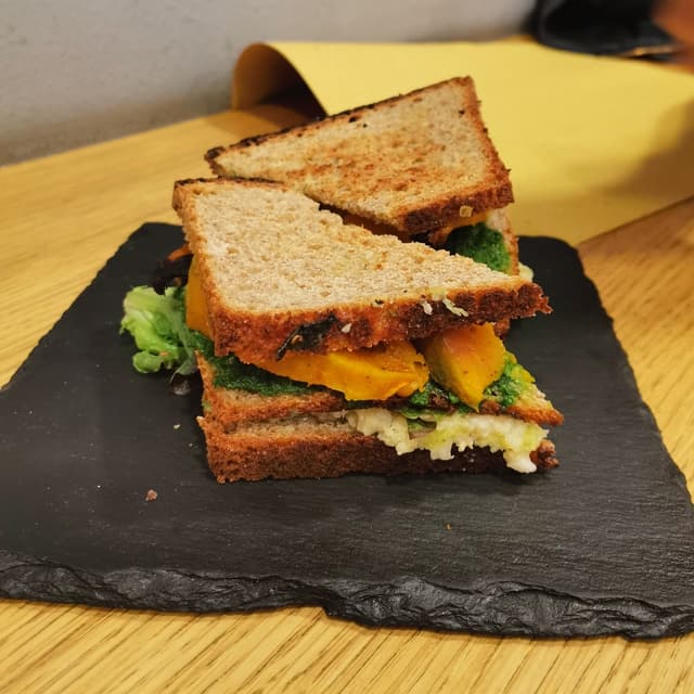 Photo of the dish “Vegan burrito & sandwich”