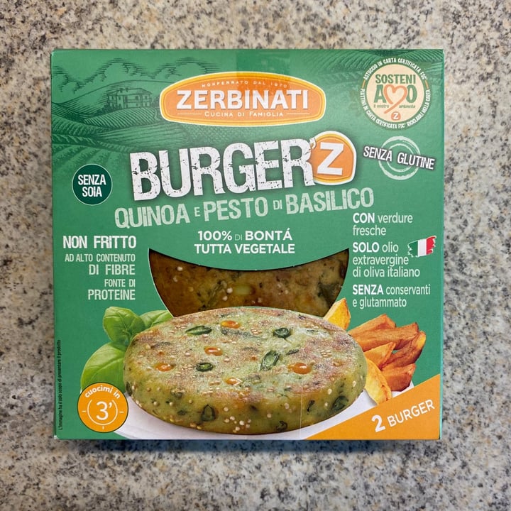 photo of Zerbinati Burger Quinoa E Pesto Di Basilico shared by @linda0597 on  29 Jun 2021 - review