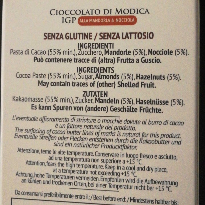 photo of Peluso Cioccolato Di Modica Mandorla E Nocciola shared by @ss1850 on  01 Apr 2022 - review