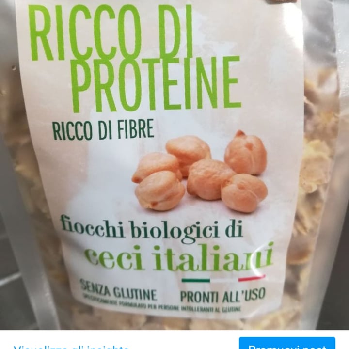 photo of Piú bene Fiocchi biologici di ceci italiani shared by @maryvegandpassions on  02 Dec 2021 - review