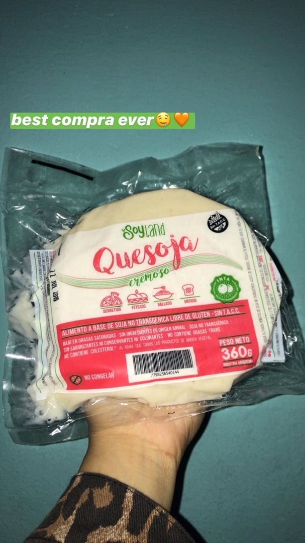 photo of SoyLand Quesoja shared by @elibracamonte on  23 Nov 2019 - review