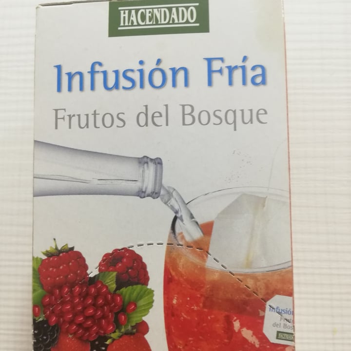 photo of Hacendado Infusión fría Sabor Frutos Del Bosque shared by @heiru on  10 Sep 2021 - review