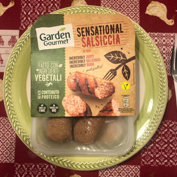 photo of Garden Gourmet Sensational Salsiccia shared by @giuliettaveg on  15 Apr 2021 - review