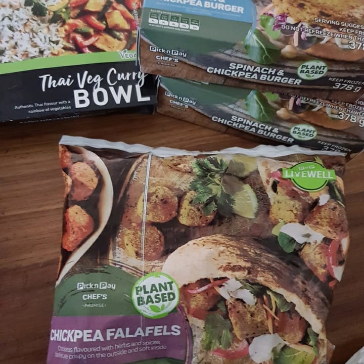 photo of Pick n Pay Chickpea falafels shared by @chantzbotha on  18 Jul 2021 - review
