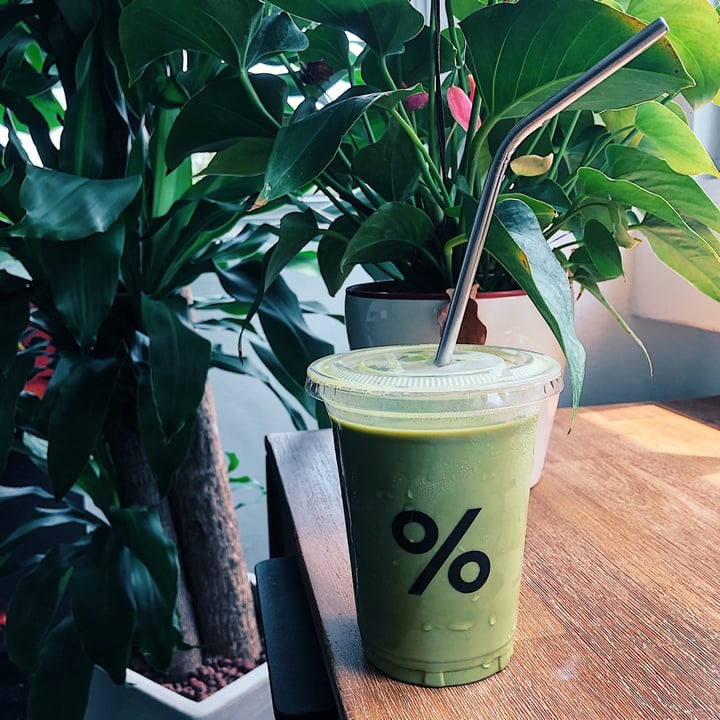 photo of %Arabica Singapore Matcha Oat Milk Latte shared by @sazzie on  27 Mar 2020 - review