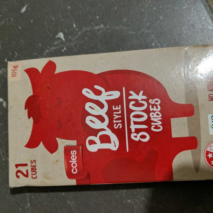 photo of Coles Beef Style Stock Cubes shared by @kalger on  26 May 2020 - review