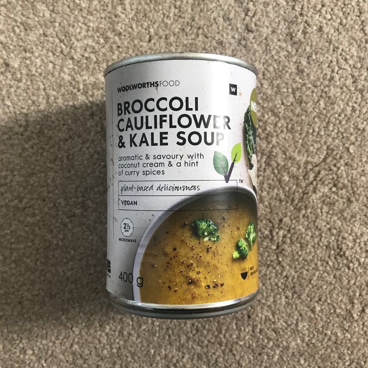 photo of Woolworths Food Broccoli, cauliflower and Kale soup shared by @caits on  15 Jun 2021 - review